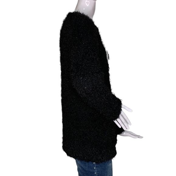 No Boundaries Junior’s Christmas Ugly Sweater Size Junior XL 15/17 Black - Picture 3 of 9